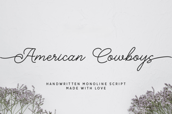 American Cowboy Fonts for Design Projects