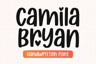The Camila Bryan Font for Modern Design Projects