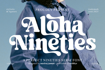 Aloha Nineties: Creative Font Projects & Ideas