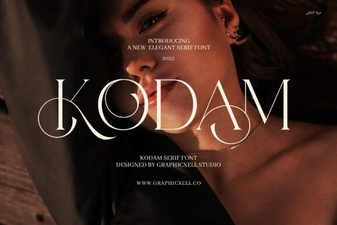 Introducing Kodam Font for Creative Typography Projects